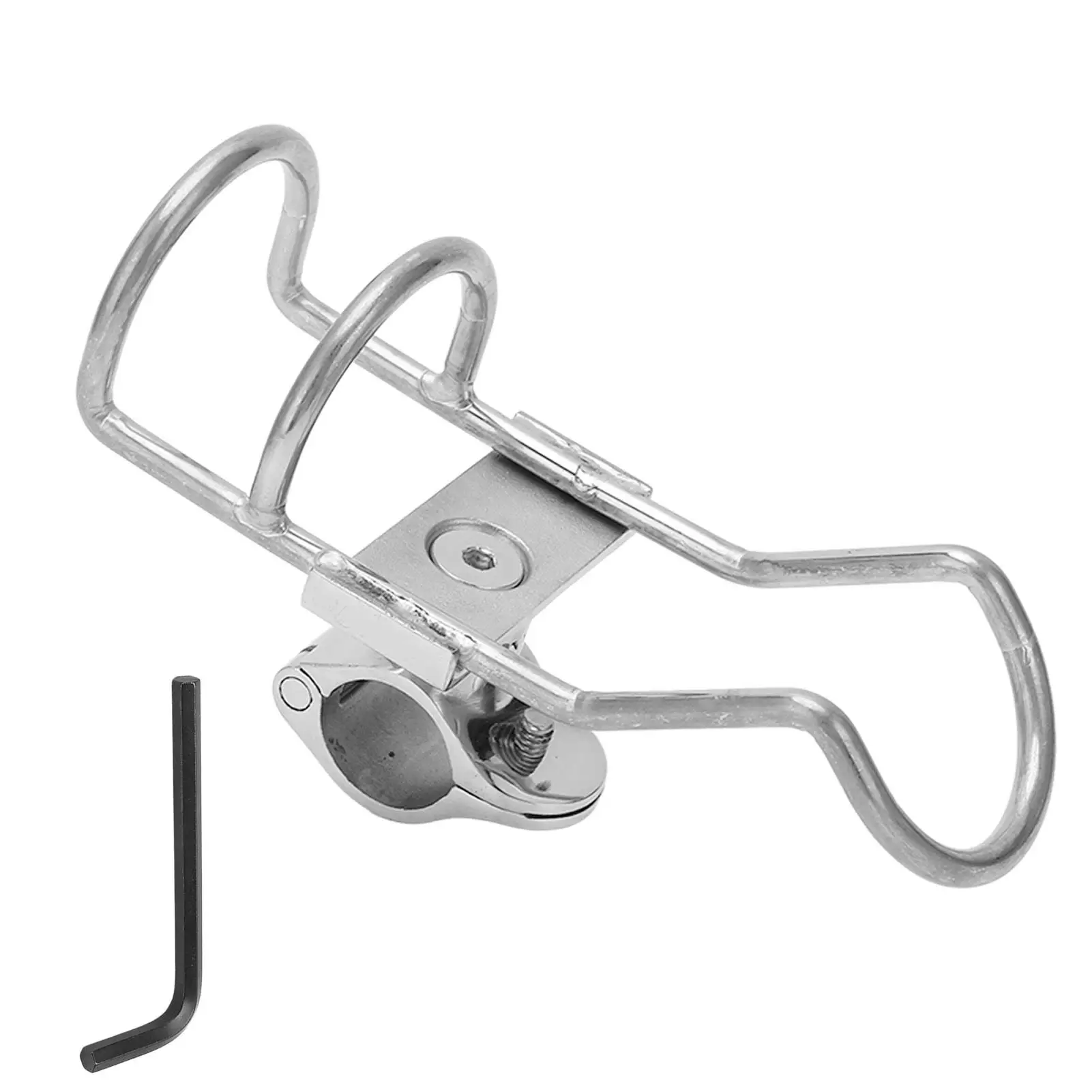 

Clamp On Fishing Rod Bracket Fishing Rod Holder Deformation Proof 360 Degrees Adjustable Heavy Duty High Toughness for yacht