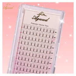 AGUUD Lashes Short Stem Premade Volume Fans 3d/4d/5d/6d Faux Mink Russian Volume Eyelash Extension Professional Lashes Supplies