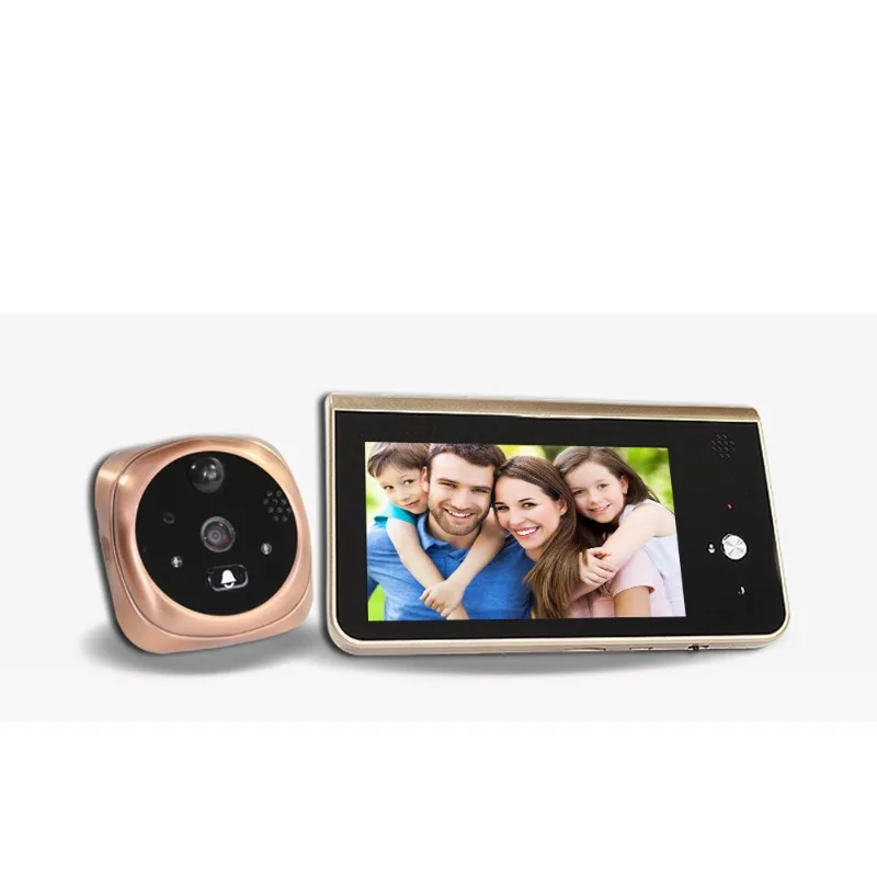 Smart Cat Eye Visual Door Lock, Fingerprint Lock Matching, Electronic Lock Body Lock Cylinder