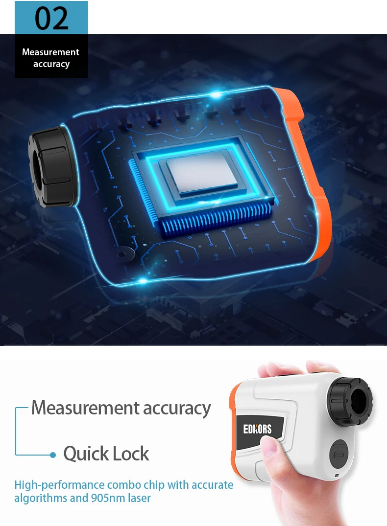 جهاز قياس المسافة بالليزر لقياس مسافة قفل العلم لصيد الجولف #4