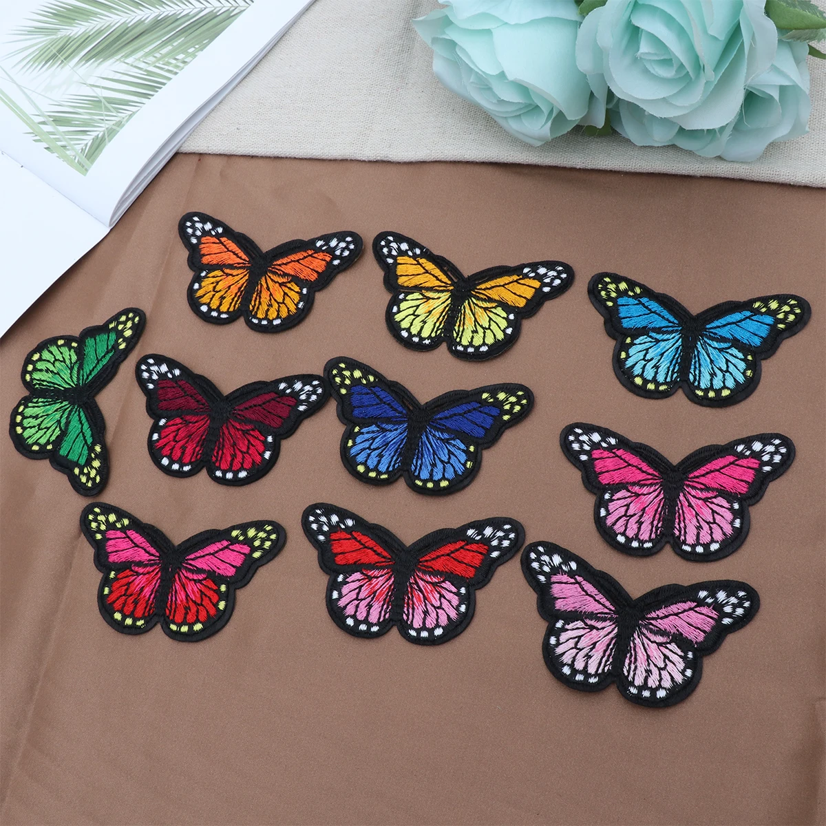 

10 Pcs Patches Shaped Applique Diy Patches Sticker DIY Sew Decoration Clothes Fashion Trend Environmental Material