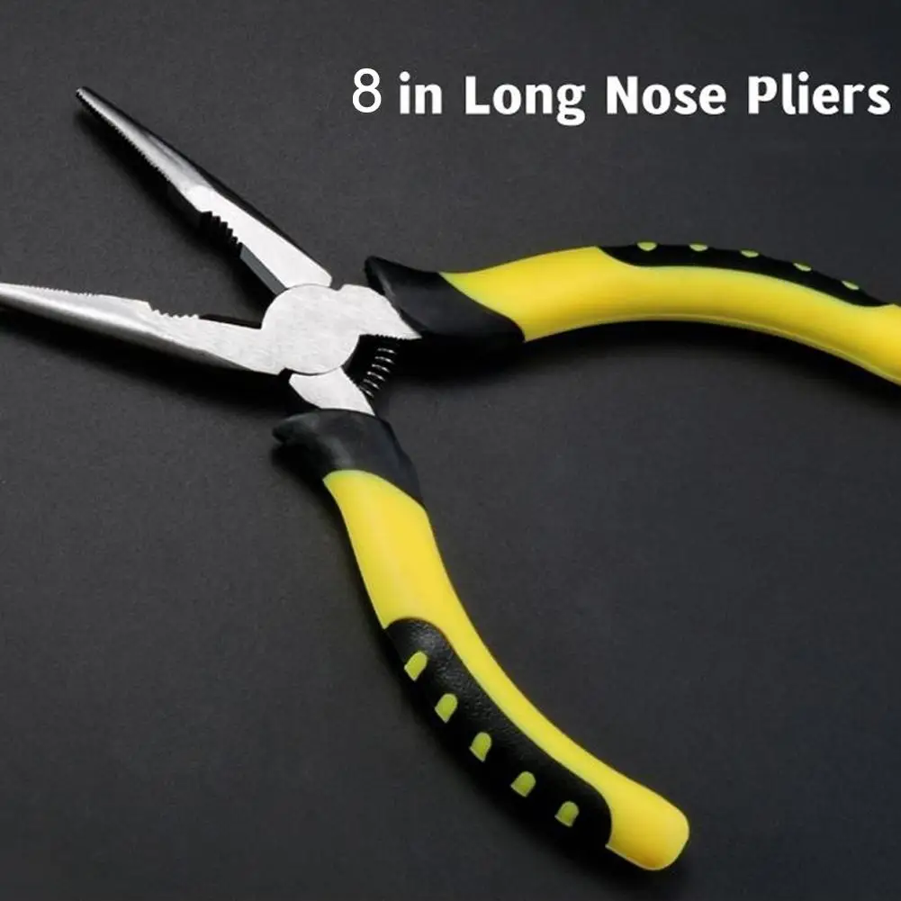 8/6 Inches Pliers Diagonal Needle Nose Pliers Professional Electrician Wire Cutters Pliers Hardware Repair Tools