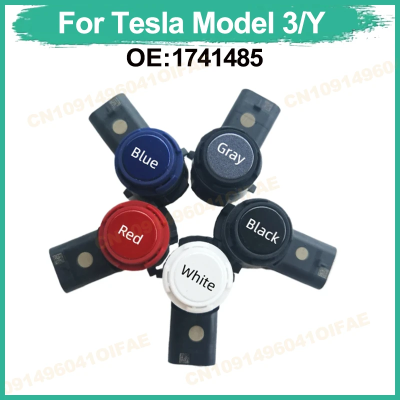 Original 1741485 Pdc Reversing Radar Bumper Ultrasonic Radar For Tesla Model 3/Y 2017-2023 Car Reversing Sensor Replacement Part