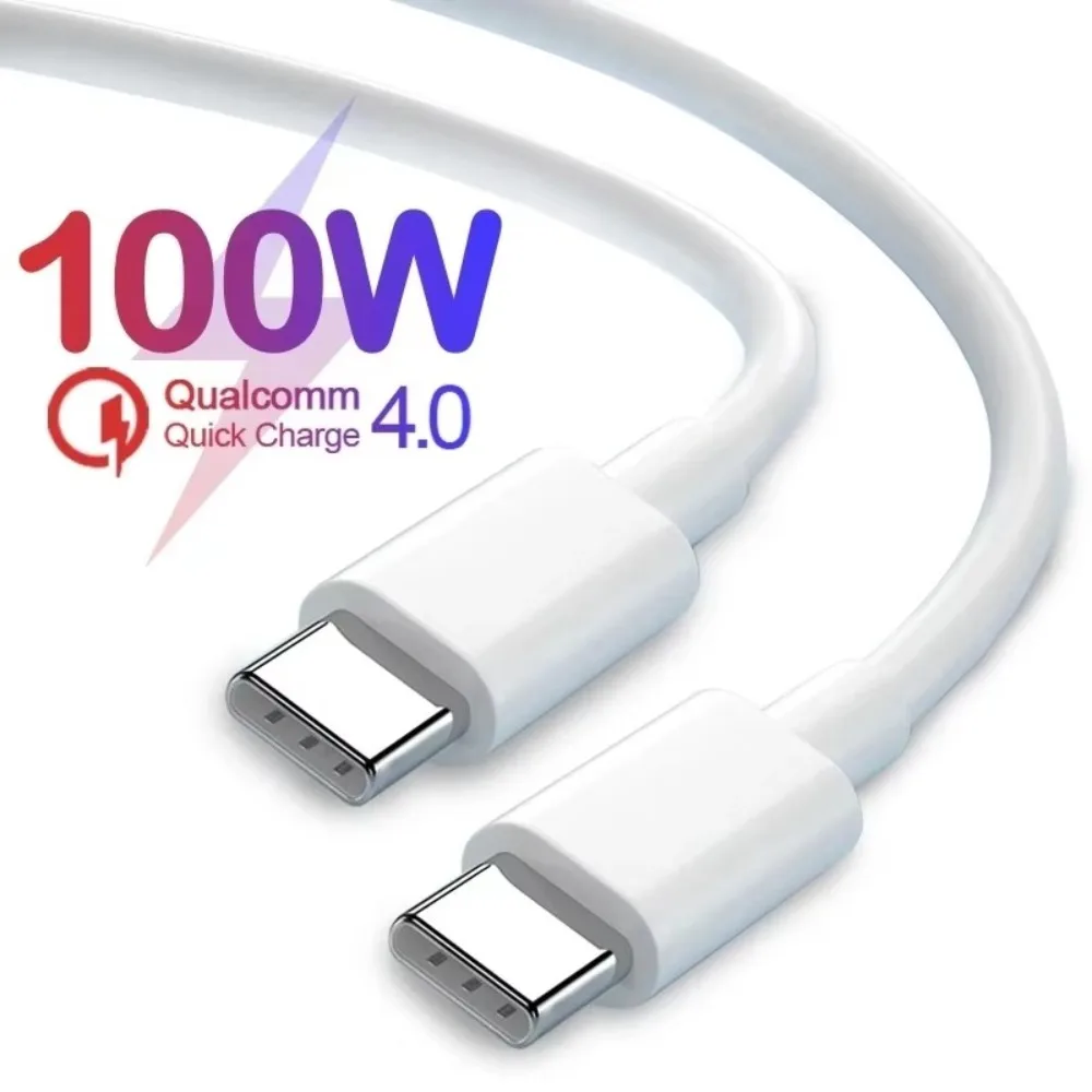 New PD Dual USB Type C To USB C Cable 1/2M 100W 5A Charger Wire Cord Fast Charging High-Speed Data Cable for Macbook/Samsung