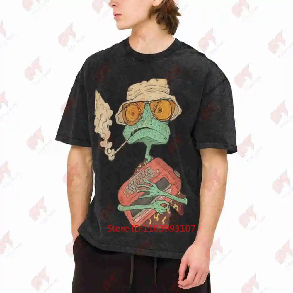 Rango Fear Loathing In Las Vegas Vintage Washed Tee Pure Cotton T-Shirt