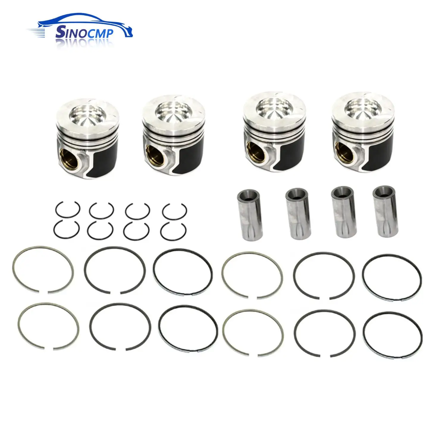 

4 Set Piston Rings Kit 234104A920 For 2002-2012 Hyundai Starex Porter Kia Sorento Bongo D4CB 2.5 Car Engine Replacement Parts