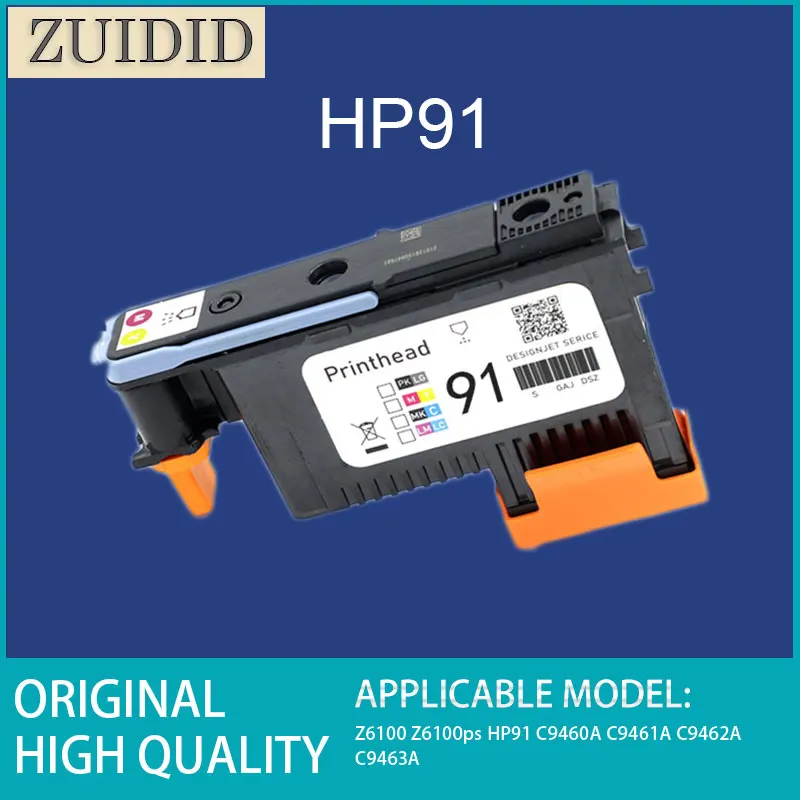 Print Head HP91 Printer Head PrintheadFor HP Z6100 Z6100ps HP91 C9460A C9461A C9462A C9463A Printhead High Quality Printer Parts