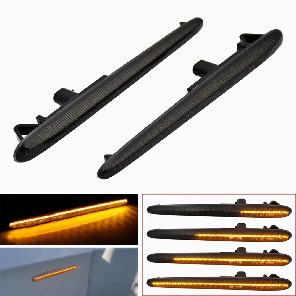 Pair of LED Dynamic Side Marker Turn Signal Lights For Alfa For Romeo For Giulietta Front 2010 2016 Replacement