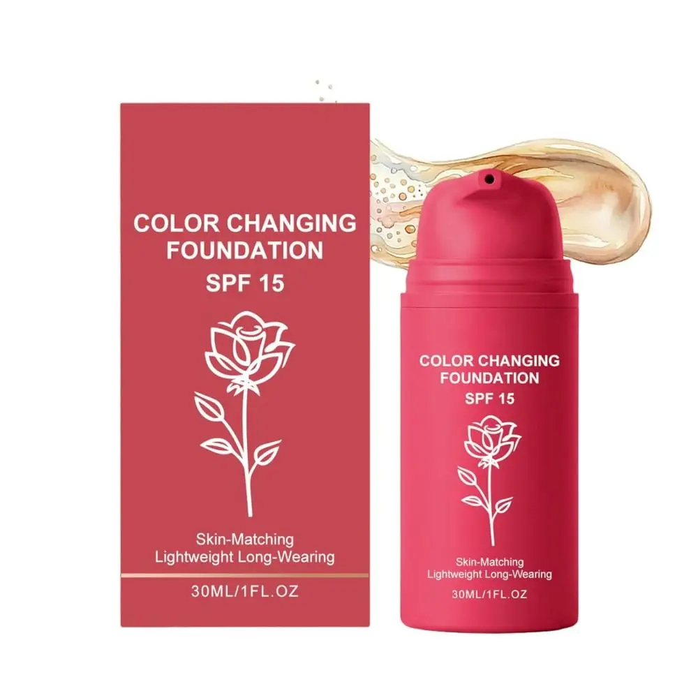 with SPF 15 Skin Tone Adapting Liquid Foundation Deep Hydration 30ML Automatically Adjusts Liquid Foundation