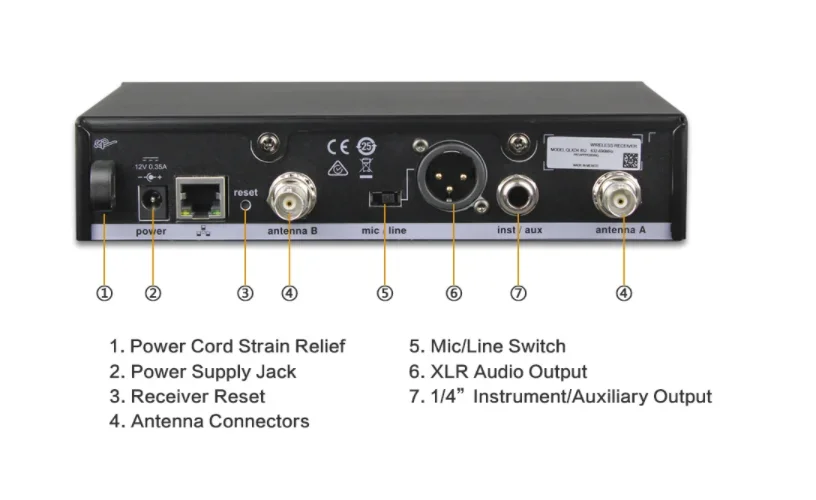 

OEM Professional QLXD4 Handheld BT58 S58 Lapel Headset Wireless Microphone