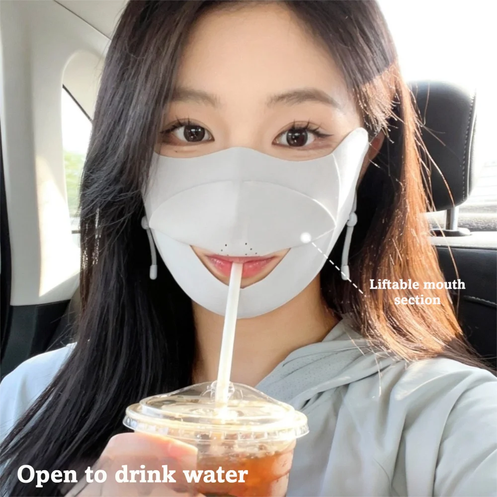 

New Lightweight UV Protection Face Mask Washable UV Blocking Cooling Mask Breathable Sun Mask for Summer Use