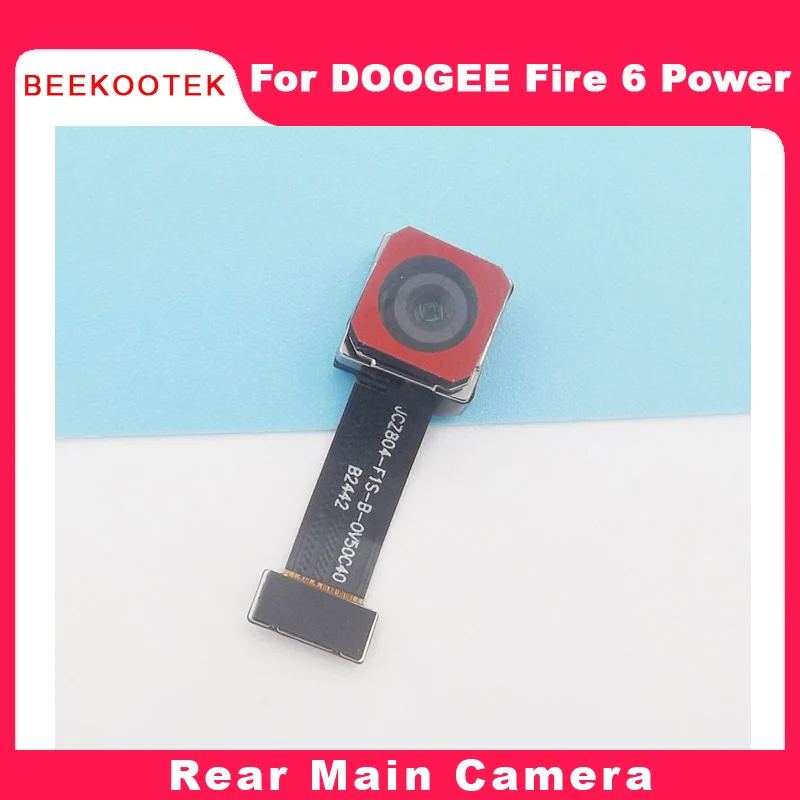 New Original DOOGEE Fire 6 Power Rear Main Camera Cell Phone Back Camera Module For DOOGEE Fire 6 Power Smart Phone