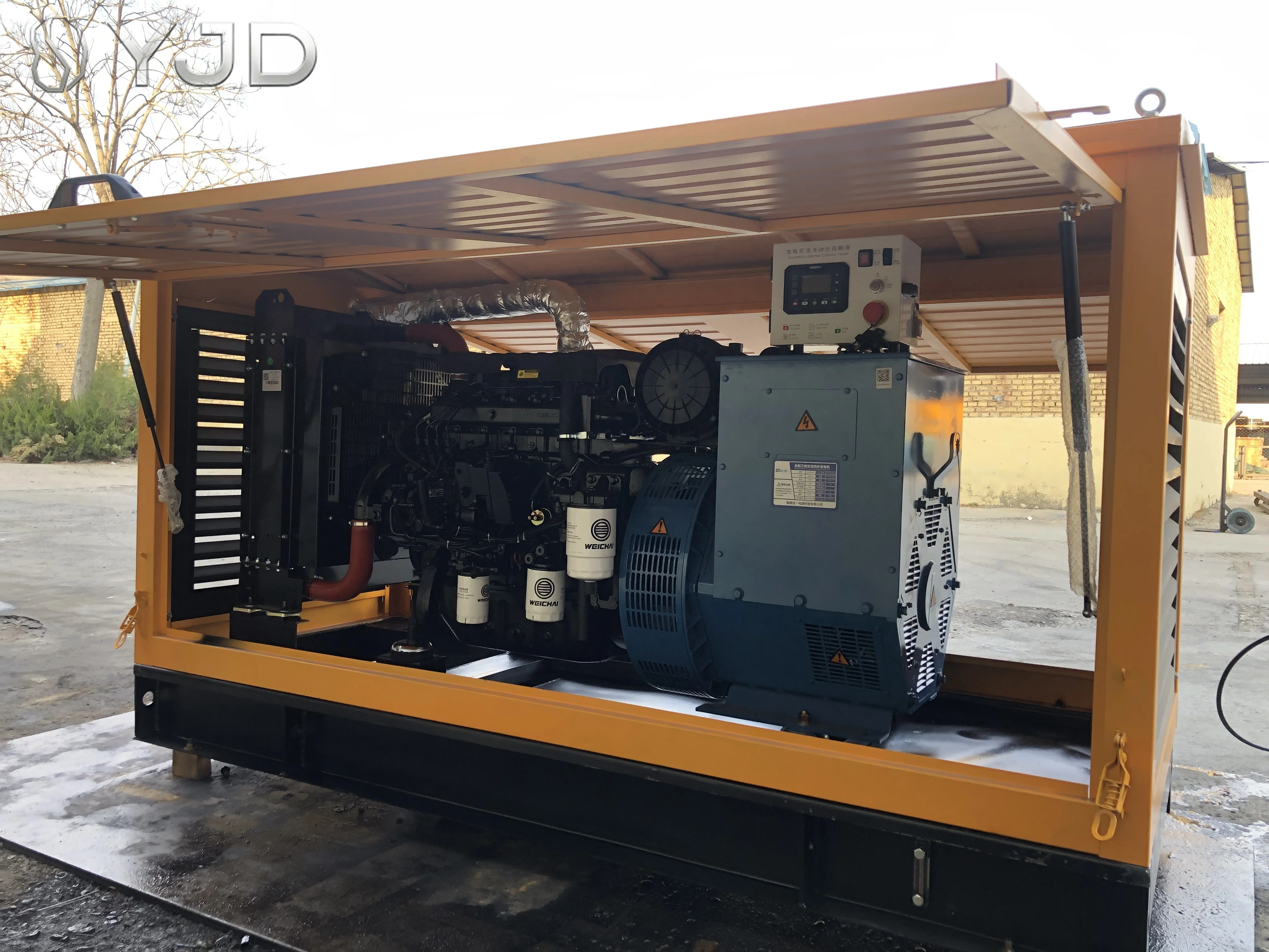 150KVA 200KVA Hot Sale Silent Type Diesel Generator Set Power Output Genset  with ATS, Emergency Standby Power for Data Center