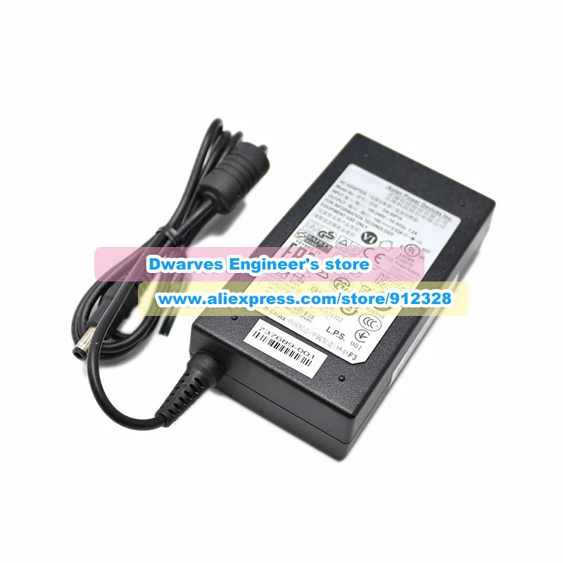 Genuine APD DA-50F19 AC Power Adapter 19V 2.63A 50W Laptop Charger 5.5x2.5mm Tip Power Supply