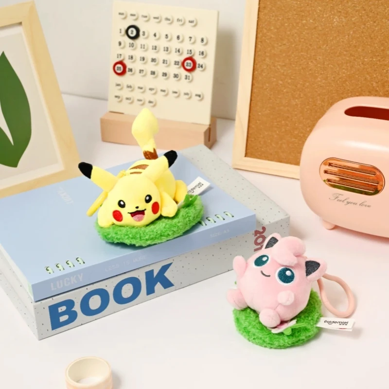 Potdemiel Pokemon Gengar Jigglypuff Bulbasaur Plush Stuffed Toy Mimikyu Mew Togepi Kawaii Keychain Backpack Pendant Keyring