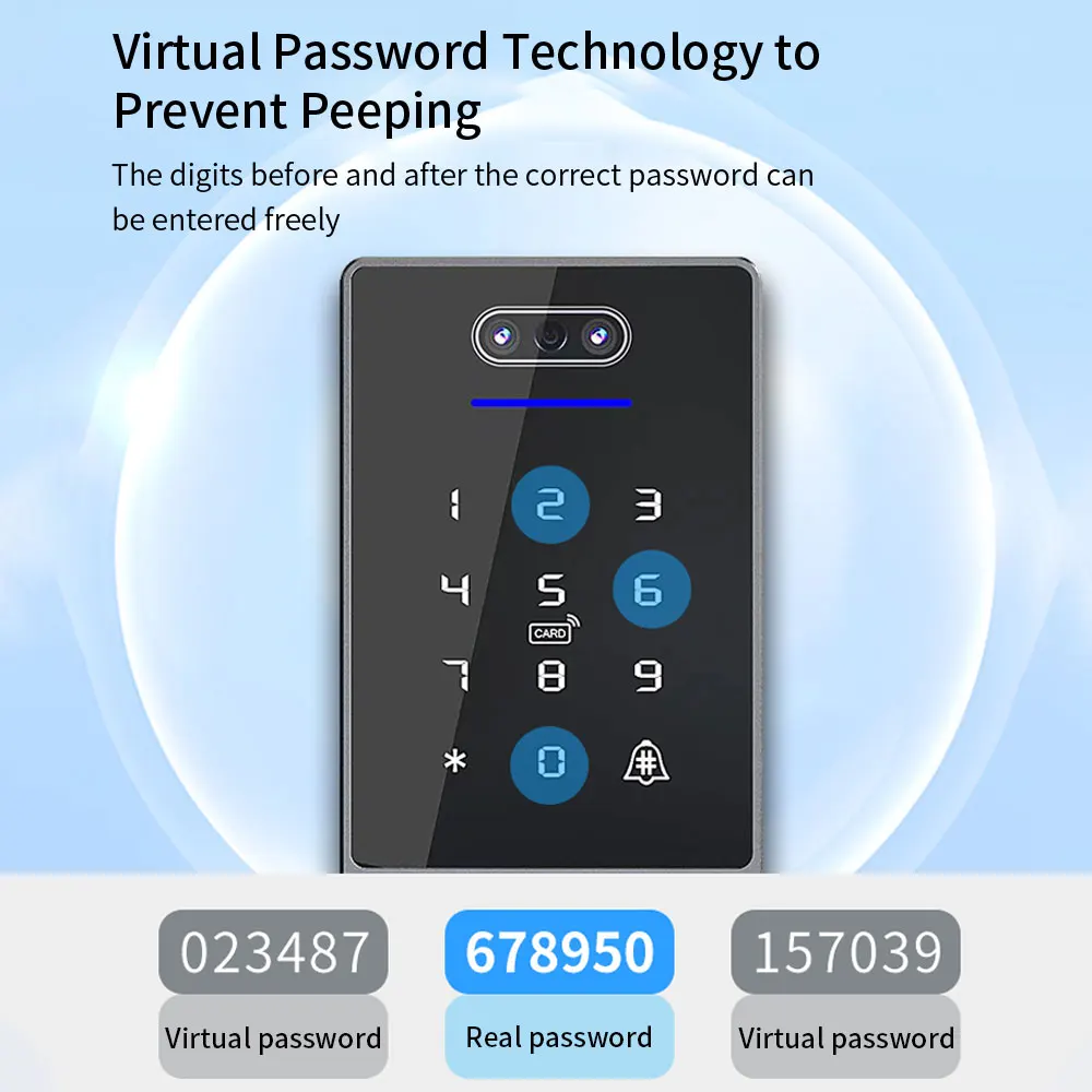 Imagem -05 - Ttlock-impressão Digital e Máquina Facial com Senha Cartão Rfid Vários Aplicativos para Celular Fechadura Biométrica Aberta Recorde de Tempo