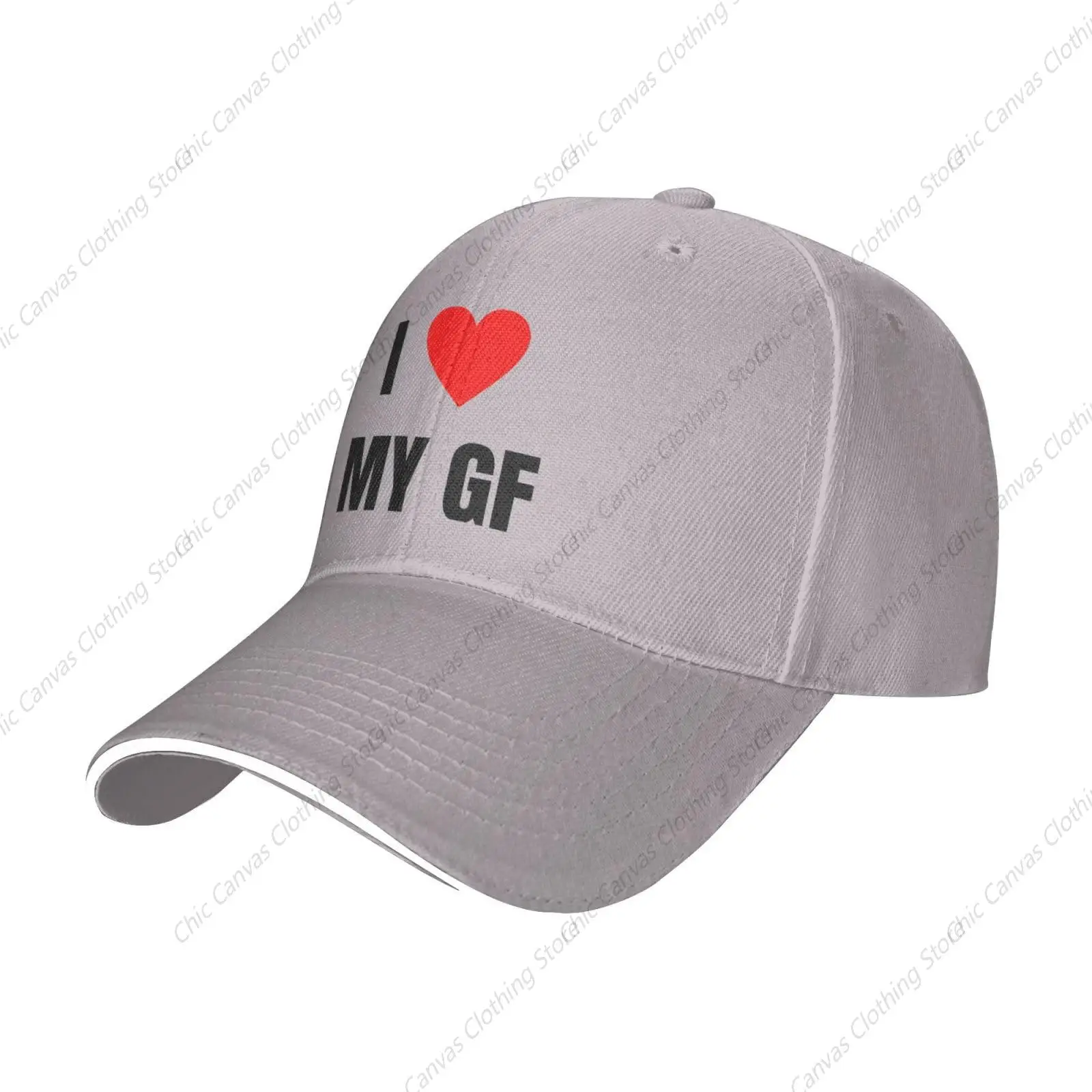 I Love My Girlfriend Heart Gifts for Women Men Gifts Baseball Cap Dad Hat Versatile Sun Protection Hat Adjustable Fishing Cap