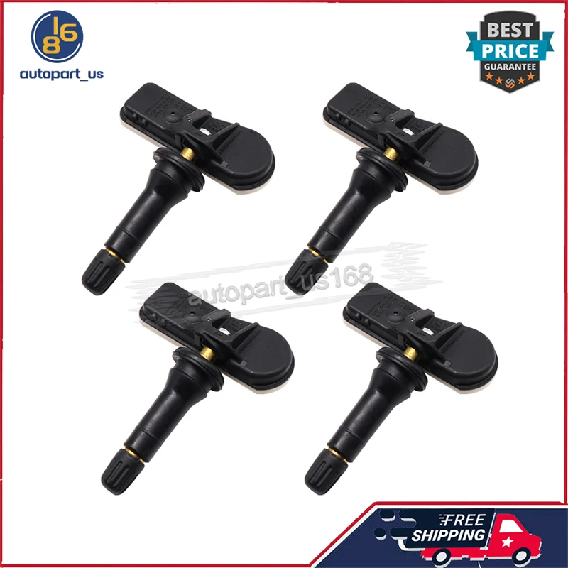 4PCS TPMS Tire Pressure Monitor Sensor 433MHZ 9808859080 For Citroen Jumpy Fiat Scudo Combi Peugeot Expert Tepee Proace Verso