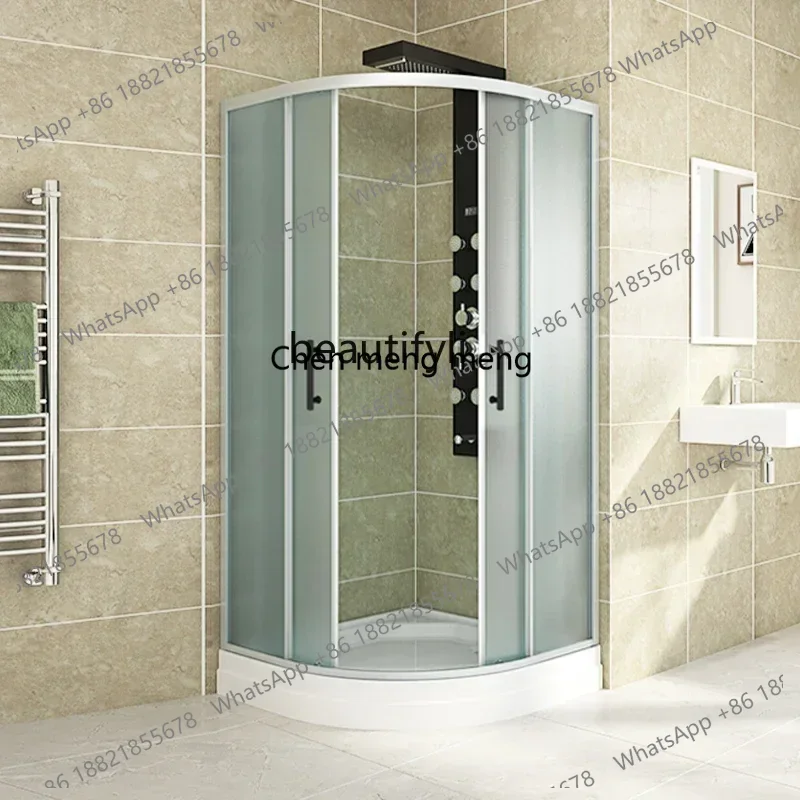 

newIntegral shower room partition is simple, bathroom arc fan with bottom basin bath screen indoor