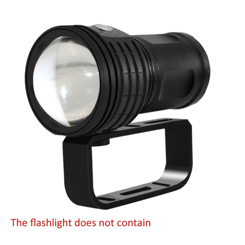 Professionelle Tauchen Fotografische Taschenlampe Griff Montieren Scuba Flash Licht U-Typ Griff Montieren