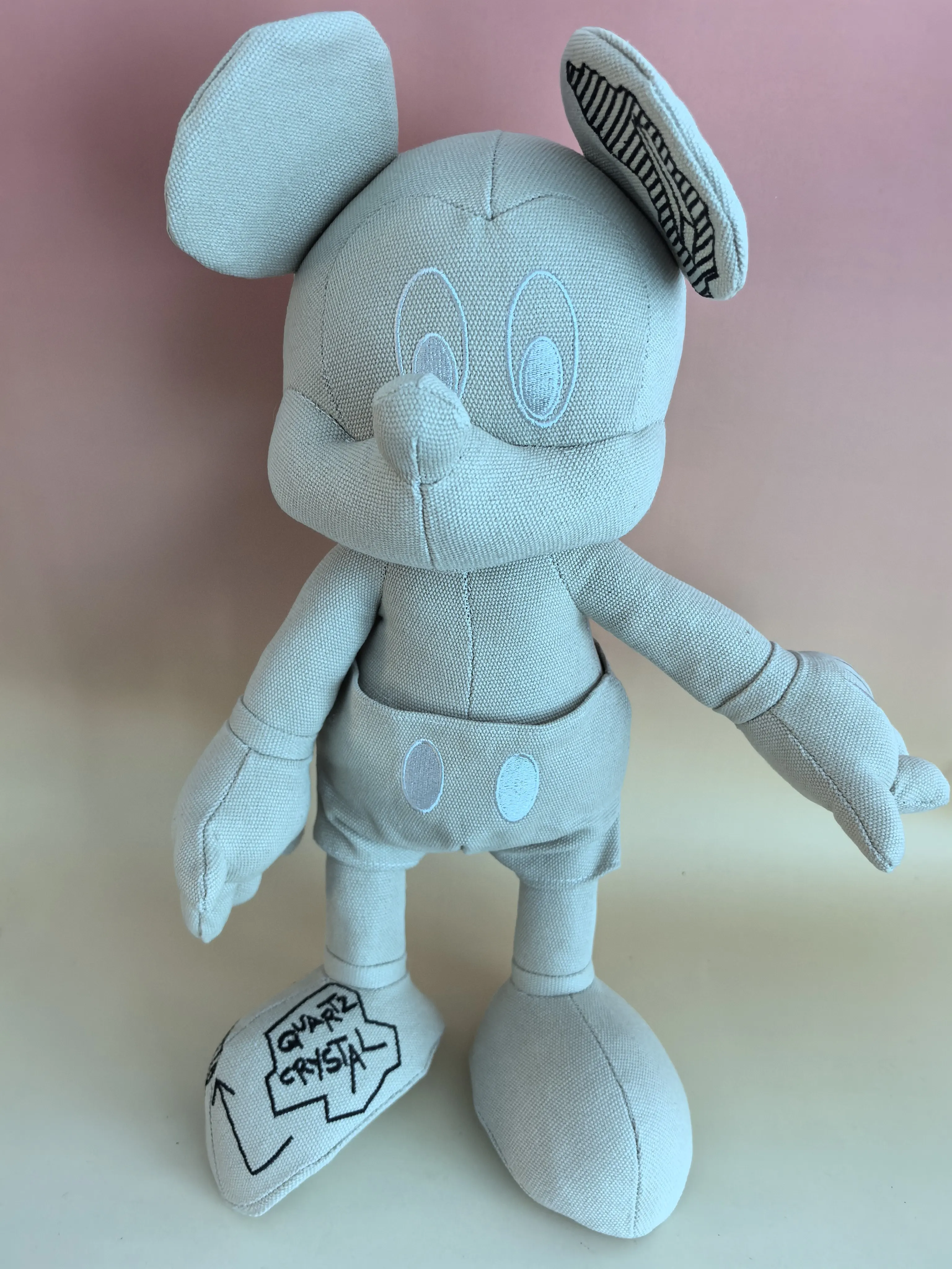 

Disney x Steven Harrington Quartz Crystal Mickey Mouse Plush Doll Collectible Figure