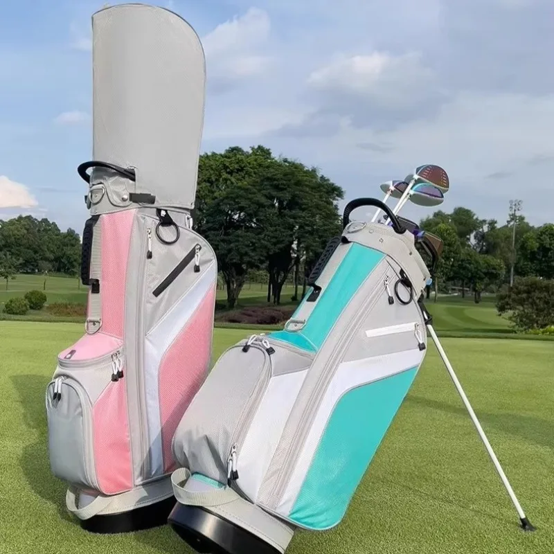 Lightweight Golf Stand Bag Practical Storage Zones Comfort Carry Experience For Golfers Walking Across Different Course Terrains