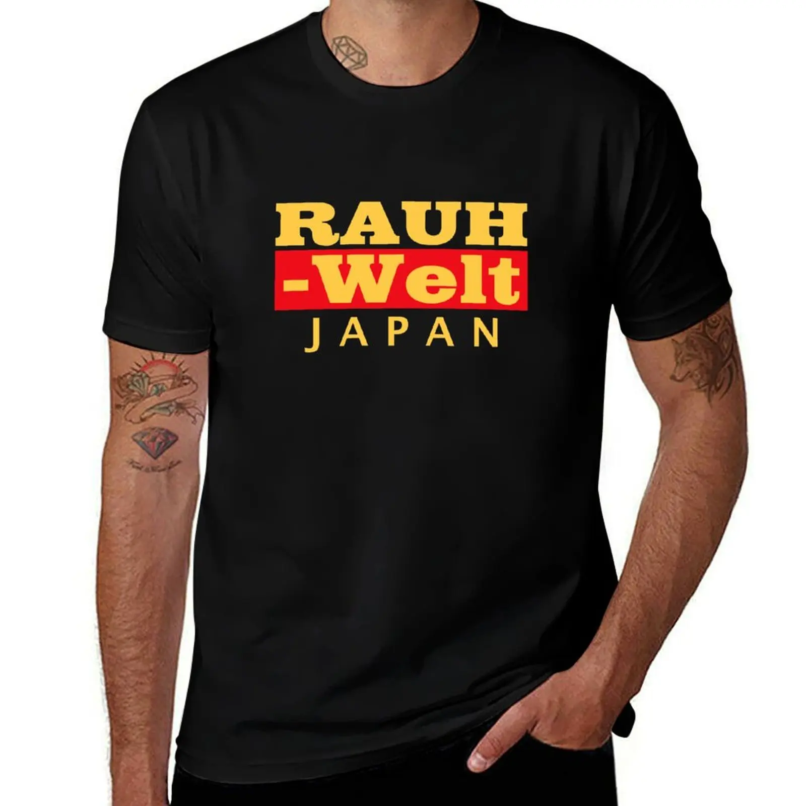 

man cotton graphic funny T-Shirt RWB for t t shirts man Japan shirts (gold) for