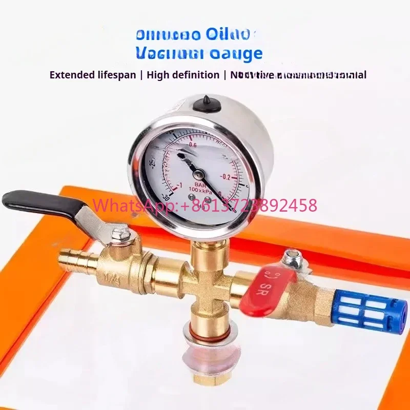 Transparent Acrylic Plexiglass Defoaming Tank - Vacuum Chamber For AB /Epoxy Resin/Silica Gel (Crystal Glue Maker)