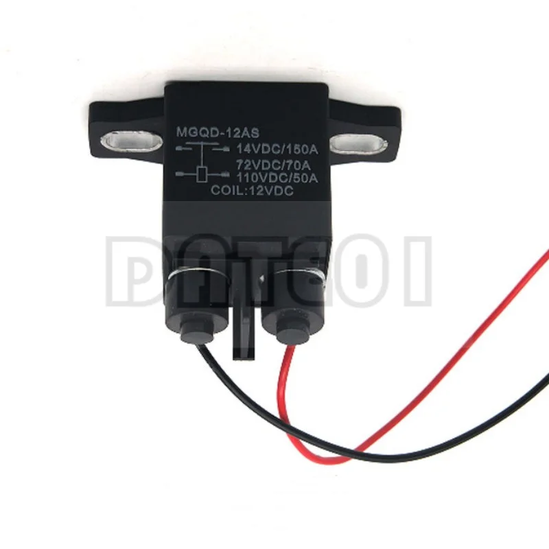 150A Relay Strong Magnetic Arc Extinguishing Automotive DC High Voltage Electromagnetic Relay DC12V24V48VDC72VDC Normally Opened