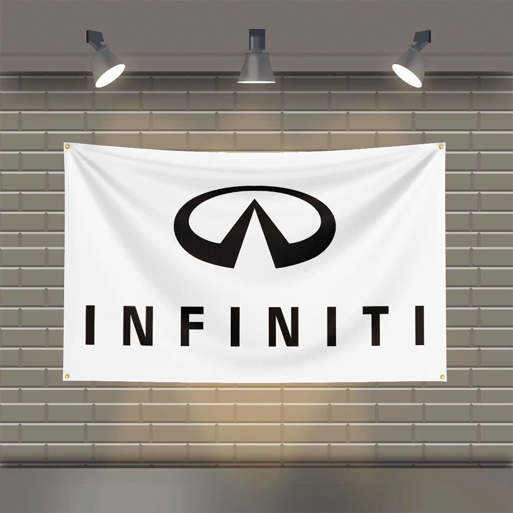 3x5 Ft I-Infinitis Racing  Flag Polyester Printed Cars Flags for Room Garage Decor