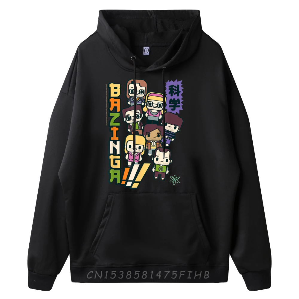 Kawaii Bazinga Characters Print Hoodies For Women Lovers Day Hoodies Normal Hoodies Long Sleeve Discount Round Collar