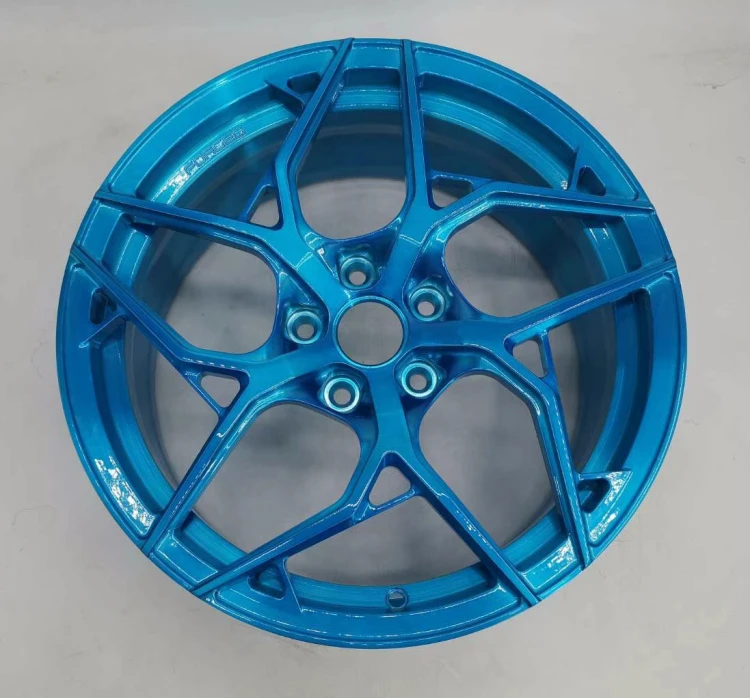

18 19 20 21 22-inch forged rims for Benz BMW Audi Ferrari 358 Tesla model 3 Maserati Jaguar Mustang custom blue forged wheels