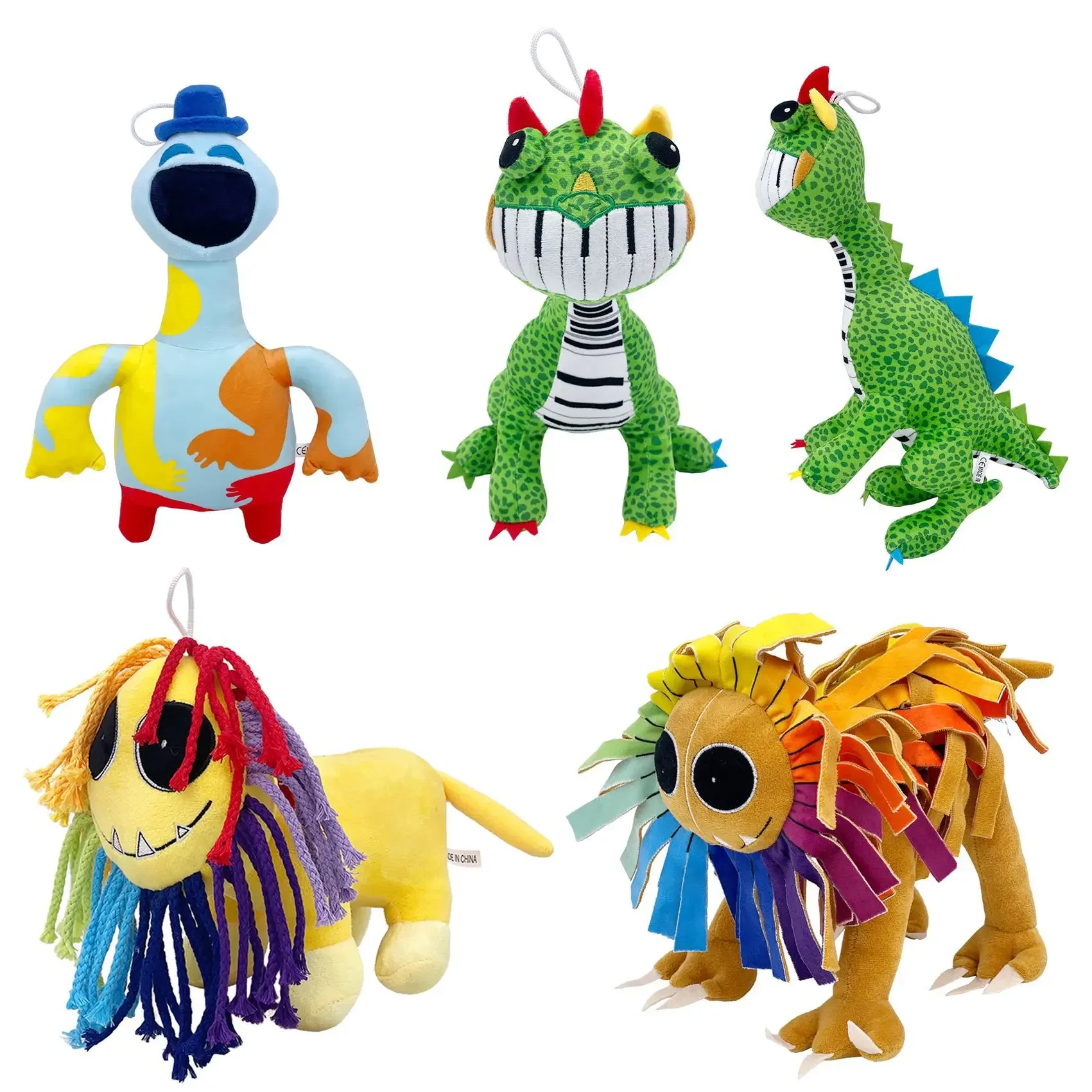 Cartoon Nightmare Game Yarnabys Lion Plushie Huggy Wuggy Soft Stuffed Pillow Doll Toy Poppy Pianosaurus Song Plush for Kids