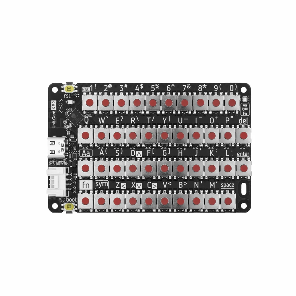 (A26M) CardKB2 Keyboard Unit (ESP32-C61) 42-Key Portable Keyboard Input Unit Powered By ESP32-C61HF4 MCU