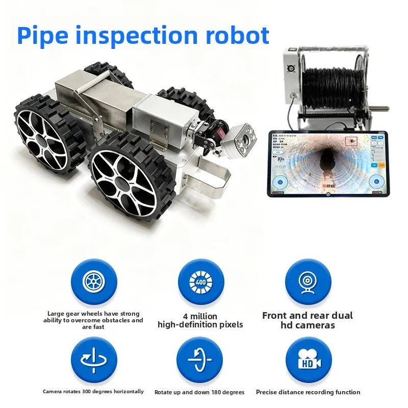 Pipeline Inspection Crawling Robot Municipal Sewage Pipe Industrial Instrument