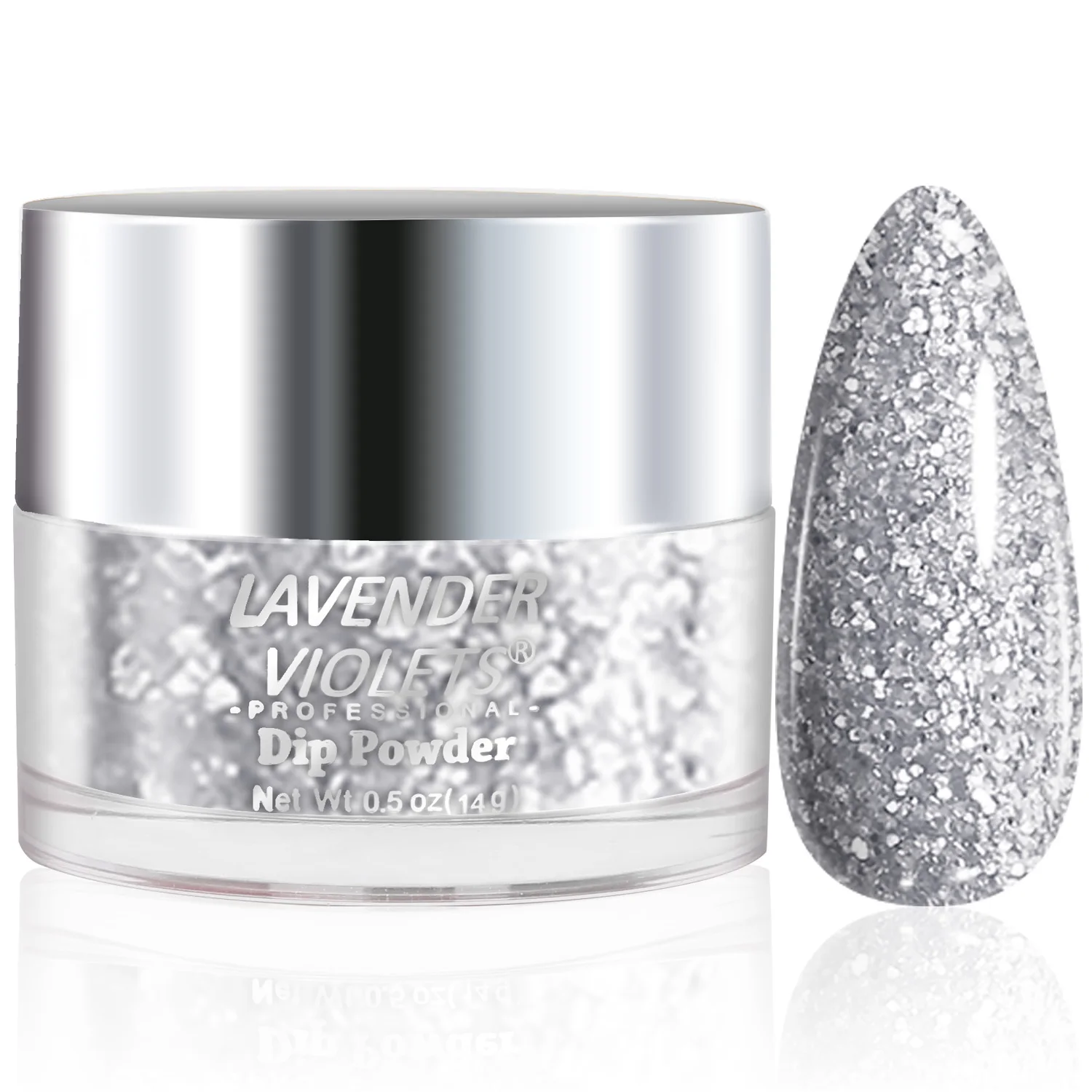    0,5 oz/14 g multi-kleuren dip poeder sprankelende nagel glitter luchtdroge Franse nail art decoratie manicure