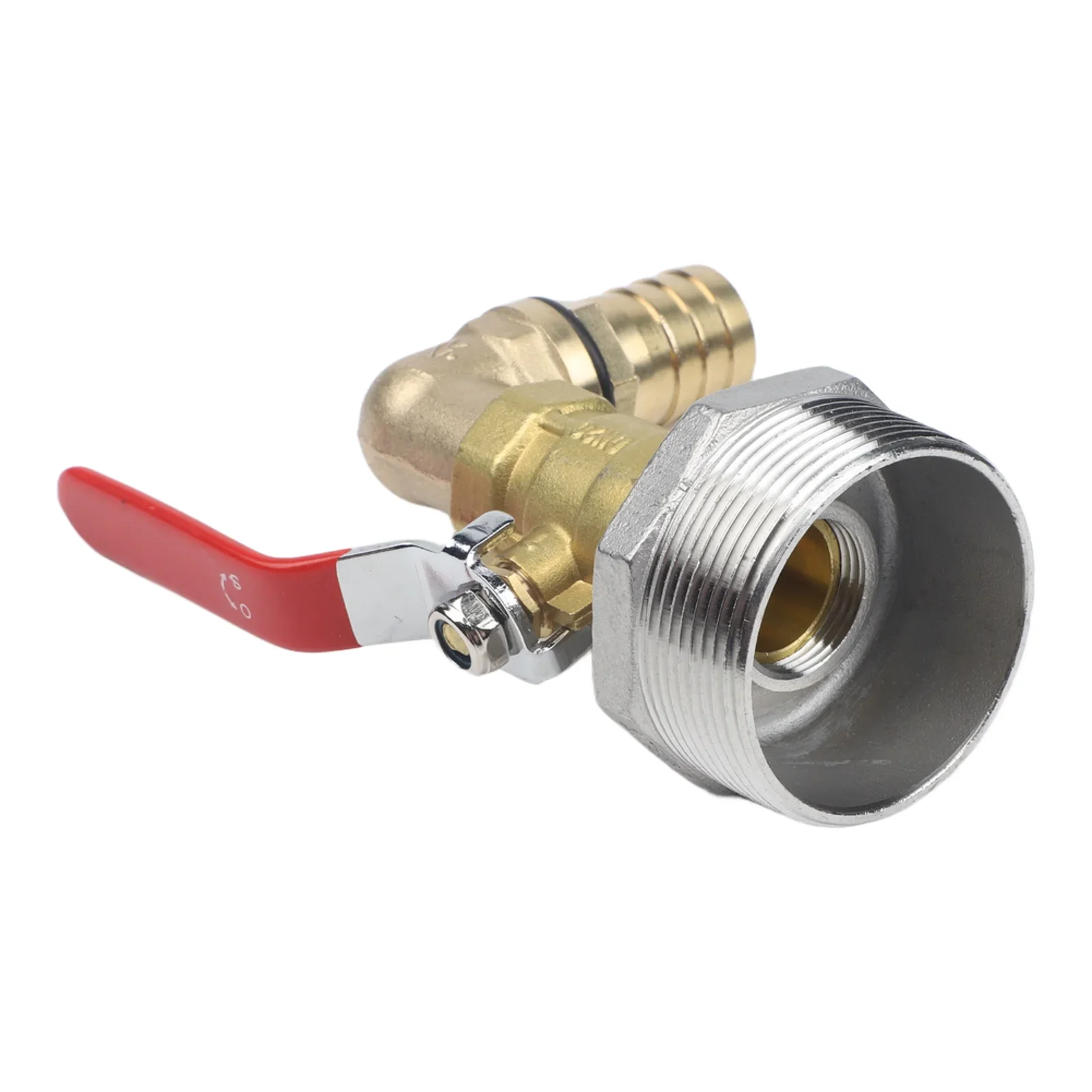 Stainless Steel Replacement Valve for 200L For Oil Drum with Leak Proof Outlet Tap and Sealing Kit Including Rings and Tape