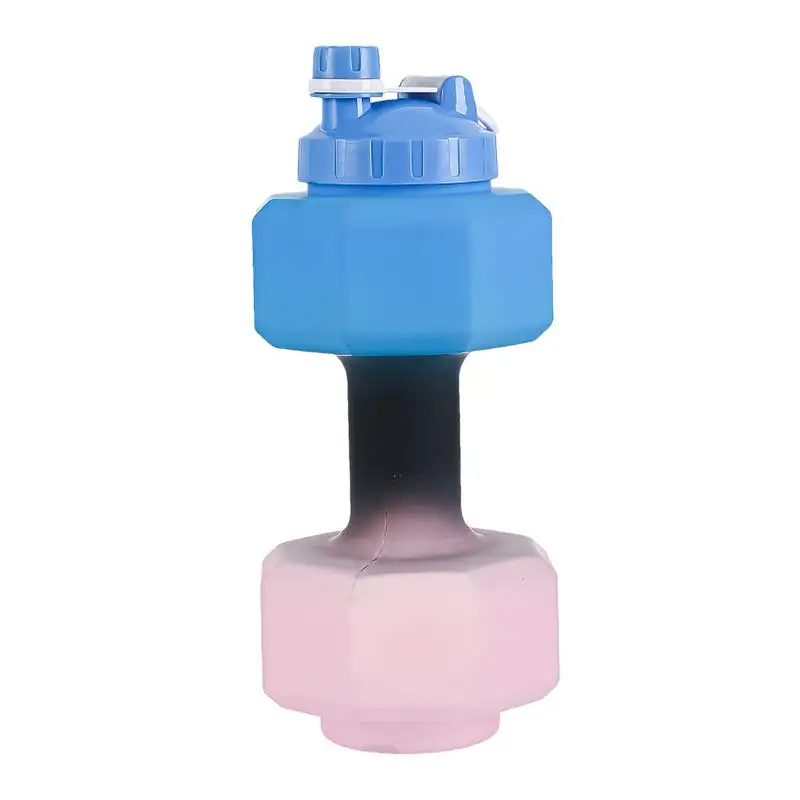 

Dumbbell Water Cup Portable Weight Water Bottles Large Capacity Sport Fitness Dumbells Leakproof Travel Cup Dumbbell Shaped