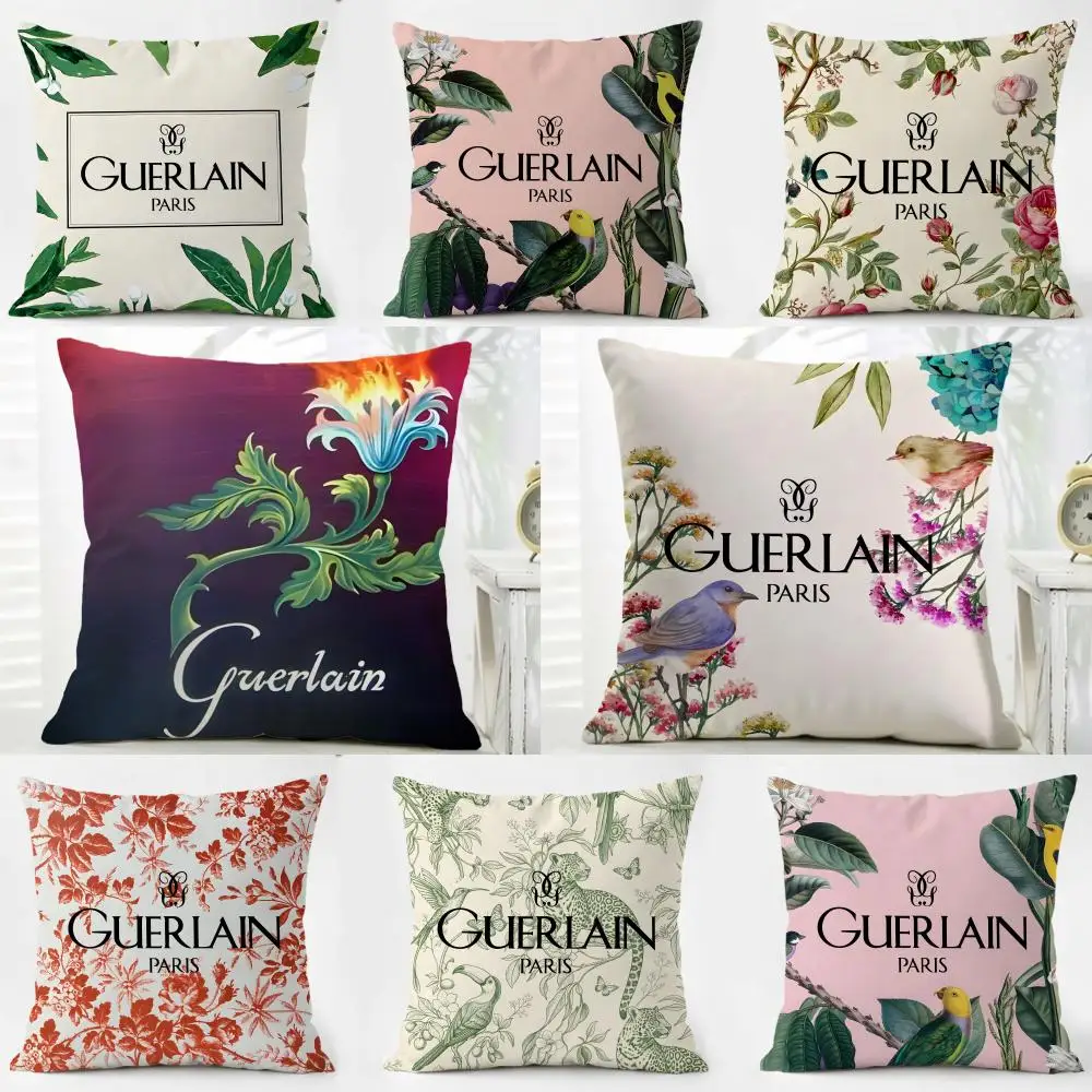Funda de Cojín de Lujo Marca G-Guerlain, Modelo Iceland, Lavable, de Lino, Cómoda para Sofá, Cama, Decoración del Hogar