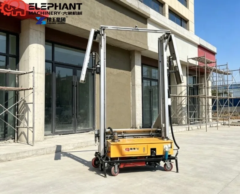Automatic Wall Plastering Machine, Electric Wall Wiping Equipment For House Wall Putty And Cement Screeding