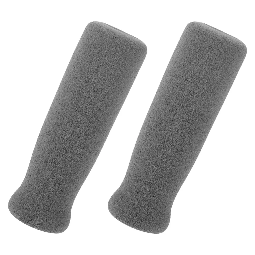 2Pcs Crutch Handle Grips Anti-skid Crutch Handle Wraps Sponge Handle Protectors for Walking Stick