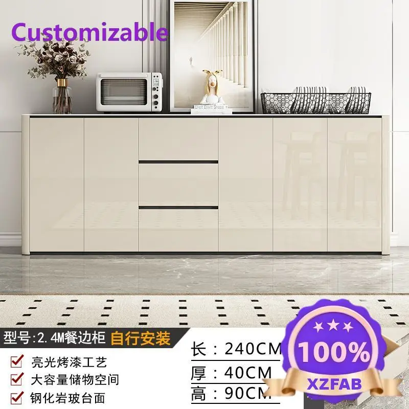 Factory Direct 2026 Living room dining side cabinet modern simple new small apartment bowl storage snacks tea cabinet storage ag