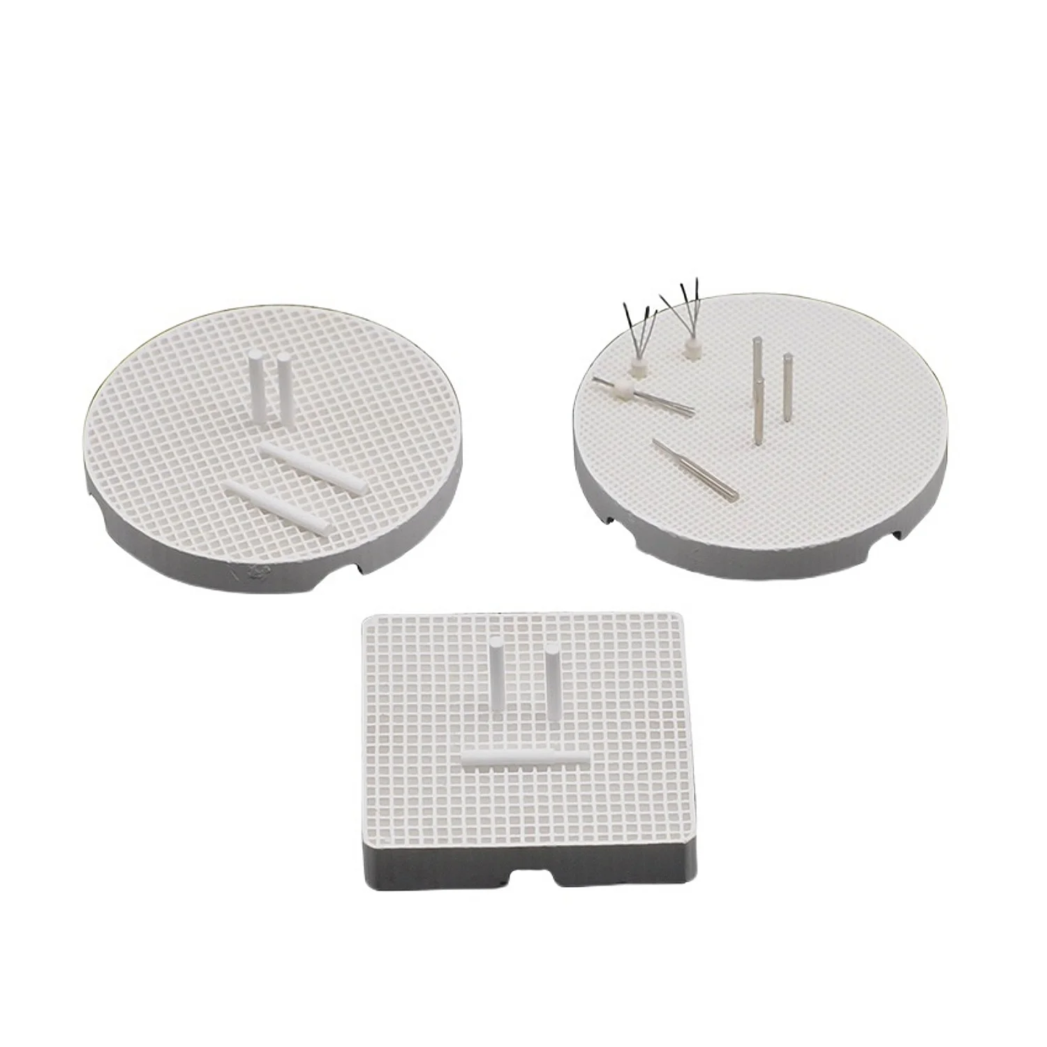

1/4/20pcs Dental Lab Honeycomb Firing Trays and Zirconia Ceramic Pins Dental Technician Supplies