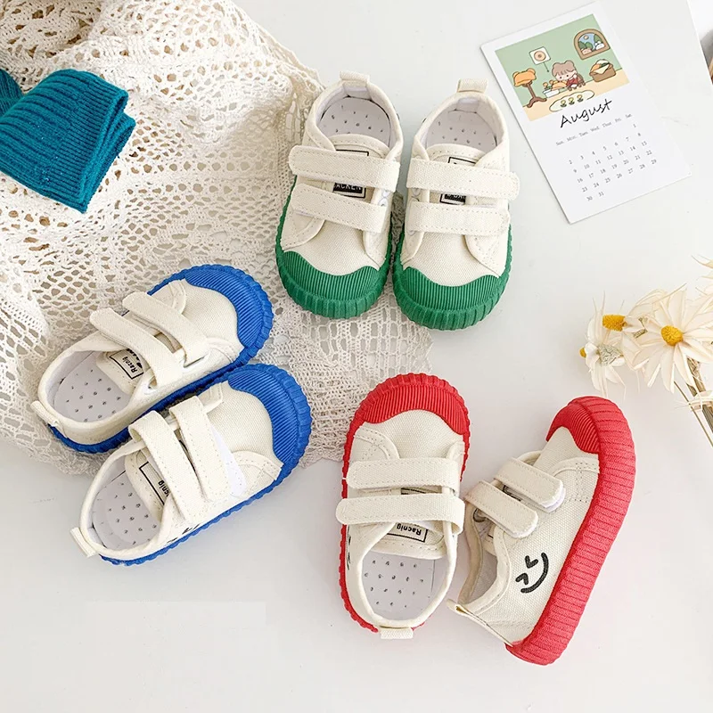 

Children's Canvas Shoes Spring Autumn New Korean Baby Shoes Girls Casual Soft Bottom Non-slip Boys Toddler Shoes 1-9 Years Old