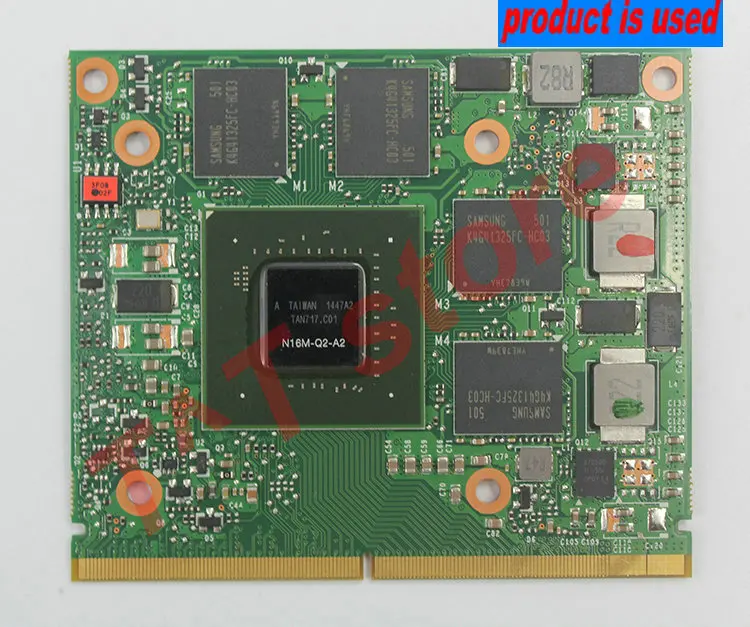 USED for Quadro M600M VGA graphics video card board BM3F08 2GB GDDR5 N16M-Q2-A2 test good free shipping