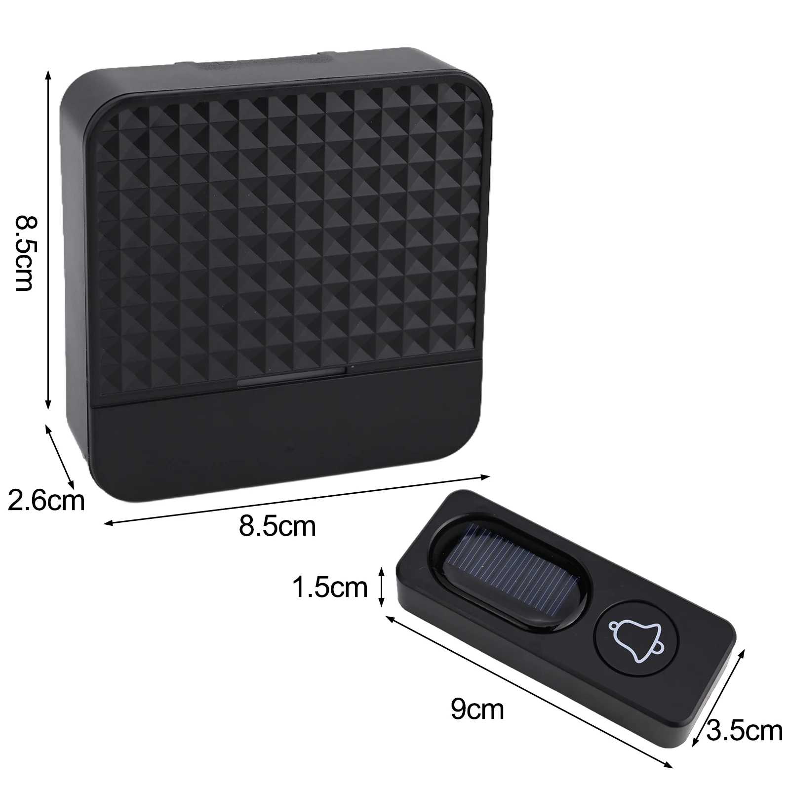 Personalized Experience Smart Music Doorbell Long Distance Doorbell Built-in Lithium Battery Easy Installation