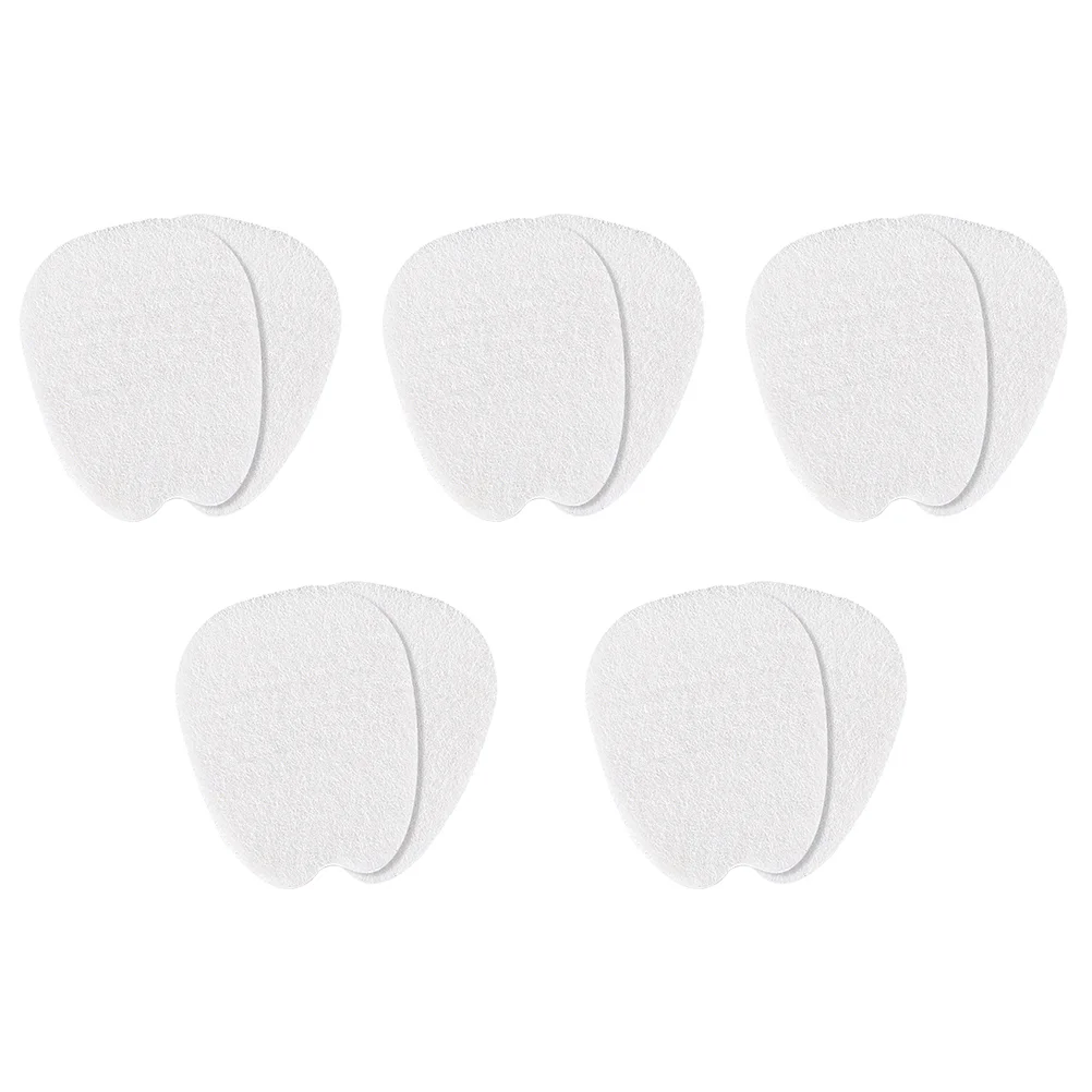 

5 Pairs Tongue Sticker Shoe Inserts for Sneakers High Heel Pads Pain Relief Multipurpose Foot Flannel Invisible Insoles