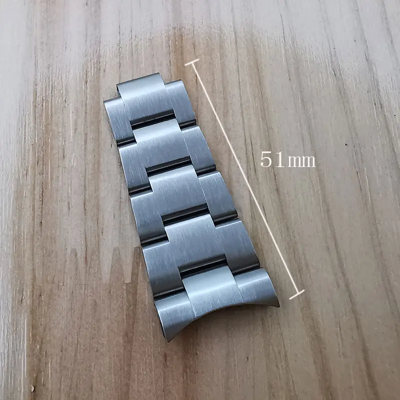 904L Stainless Steel Watch Bracelet Links For 41mm Submariner 126610, Aftermarket Watch Parts