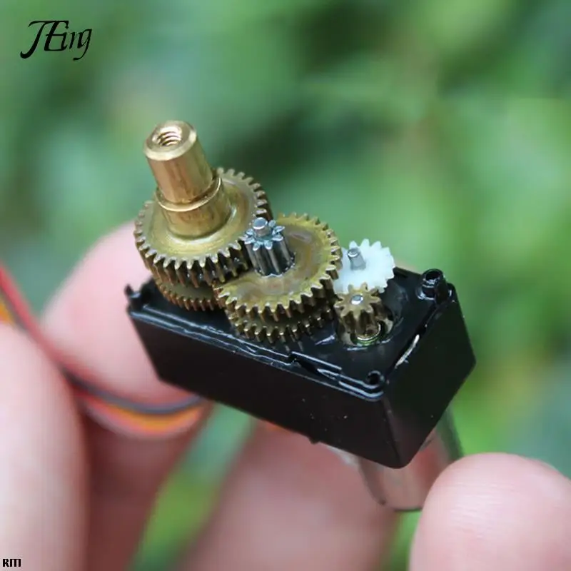 DC 1.5-5V Micro Motor Gearbox Metal Climbing Car Steering 816 Coreless Drive Motor 360 Degree Steering Gear