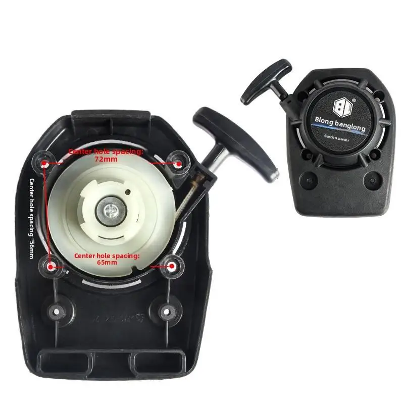 El arrancador fácil de cuatro orificios Banglong Premium GX50 para cortacésped viene con accesorios para tornillos